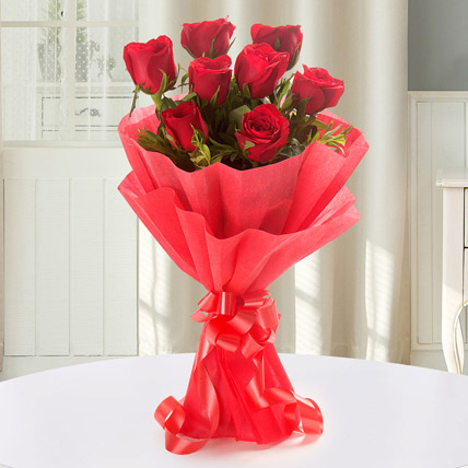 8 Red Roses