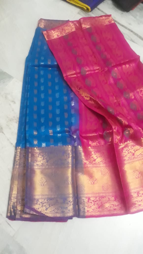 Purepattusaree with big border