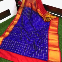Kuppadam Mothi Checks catalogue saree