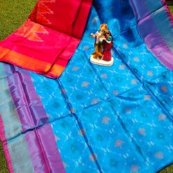 Uppada semi silk Sarees with Pochampalli border