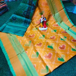 Uppada semi silk Sarees with Pochampalli border
