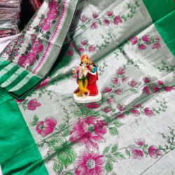 Uppada tissue cotton,Digital printed sarees