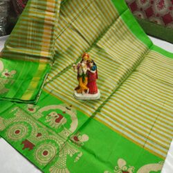 Uppada tissue cotton,Digital printed sarees