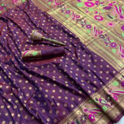 Pure silk soft gold zari sarees