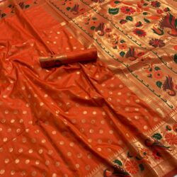 Pure silk soft gold zari sarees